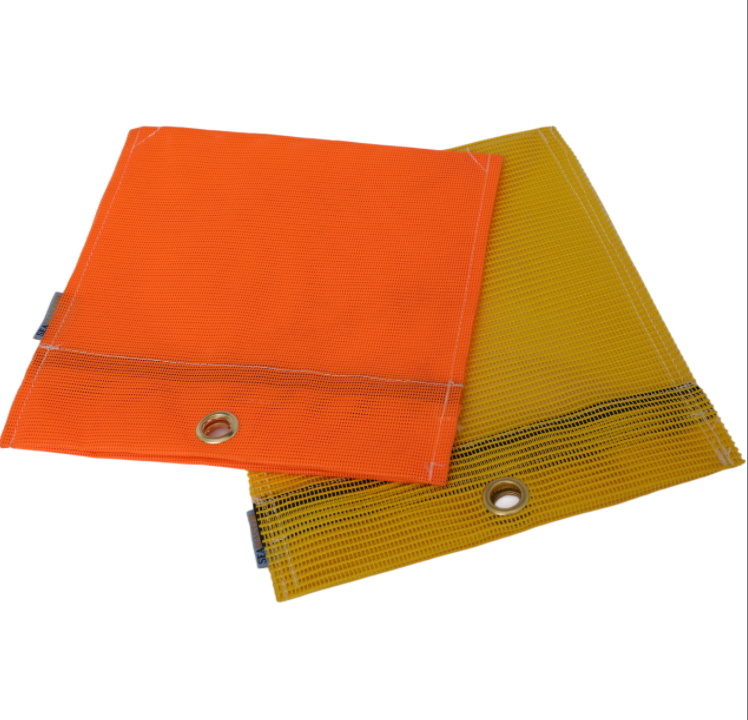 Bait Bag Sand Flea VELCRO CLOSE PVC Dip Coated Fabric 10*15" - Orange